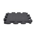 Gum-tech Fallschutzplatte "Puzzle mat 3D" 4,5 cm, Grau