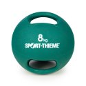 Sport-Thieme Medizinball "Dual Grip" 8 kg, Grün