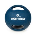 Sport-Thieme Medizinball "Dual Grip" 9 kg, Dunkelblau