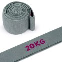Sport-Thieme Elastikband "Ring", Textil 20 kg, Grau-Lila