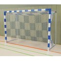 Sport-Thieme Handballtor frei stehend, 3x2 m Blau-Silber, Verschweißte Eckverbindungen, Verschweißte Eckverbindungen, Blau-Silber