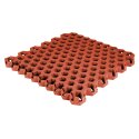 Gum-tech Rasengitter "Hexagon" 6,5 cm, Rot