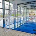 Sport-Thieme Durchschwimmbogen mit Hinweisschild Mit Bodenhülse, ø 50 mm 