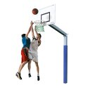 Sport-Thieme Basketballanlage "Fair Play 2.0" mit Herkulesseil-Netz Korb "Outdoor" abklappbar