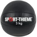 Sport-Thieme Medizinball "Schwarz" 3 kg, 22 cm