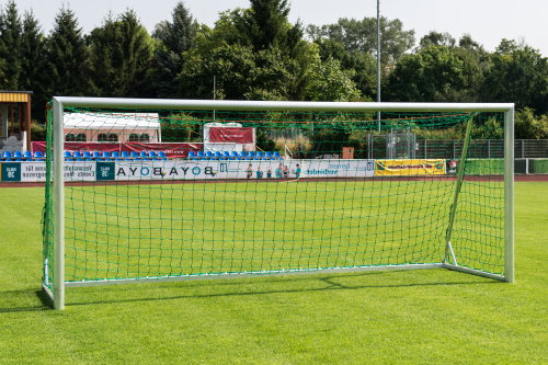 Sport-Thieme Kleinfeld-Fußballtor mit Netzbefestigung SimplyFix, frei stehend, vollverschweißt