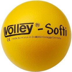 Volley Weichschaumball "Softi" Blau
