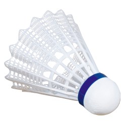 Victor Badminton-Bälle "Shuttle 2000" Blau, Mittel, Weiß