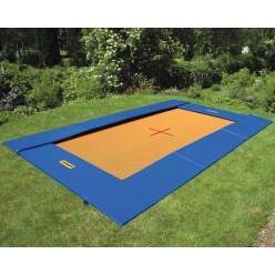 Eurotramp Bodentrampolin Adventure, Grau