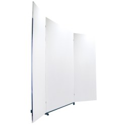 Seco Sign Folienspiegel fahrbar 1,00x1,75 m, 1-teilig, Spiegelfläche schwenkbar