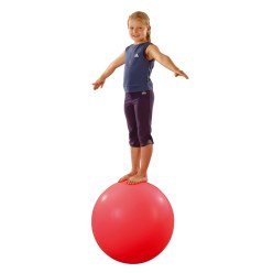 Balance-Kugel / Laufkugel ø ca. 60 cm, 12 kg, Neon-Rot