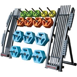 Hot Iron Ablageständer mit Dornen für 10 kg Hantelscheiben