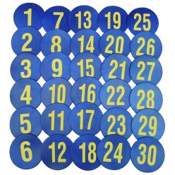 Bodenmarkierung "Zahlen 1-30"