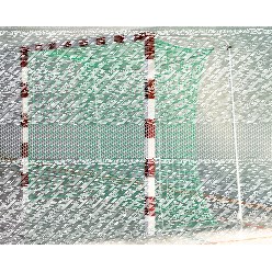 Sport-Thieme Handballtor in Bodenhülsen stehend mit patentierter Eckverbindung