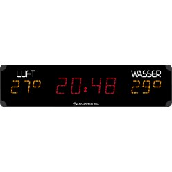 Stramatel® Schwimmbad-Anzeigetafel „PHL 12.1“