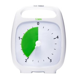 Time Timer® "Plus" 5 Minuten, Weiß