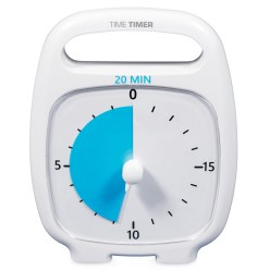 Time Timer® "Plus" 20 Minuten, Weiß