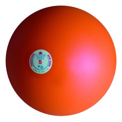 Trial Trainings-Stoßkugel 7,265 kg, Orange