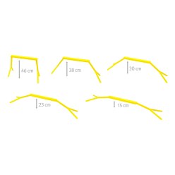 Set Hürden, 5-fach verstellbar