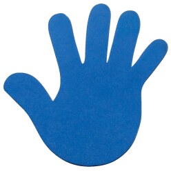 Sport-Thieme Bodenmarkierung Blau, Hand, 18 cm