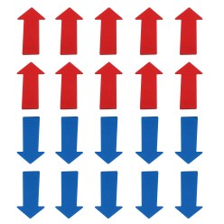 Sport-Thieme® Bodenmarkierungs-Set: Pfeile