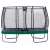 Exit® Trampolin "Elegant Premium Rechteckig" mit Sicherheitsnetz 214x366 cm, Schwarz